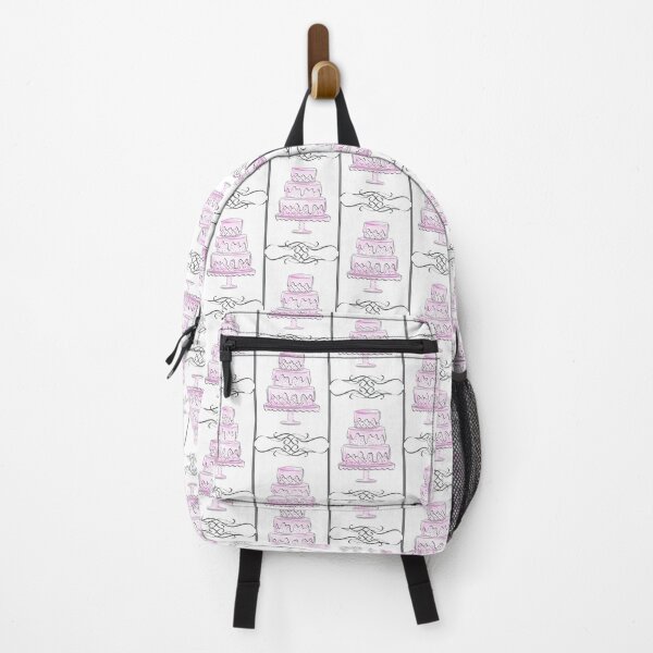 Item preview, Cute Pink Watercolor Draft Style Cake Logo Design for Bakery designed and sold by Angela Cini.
