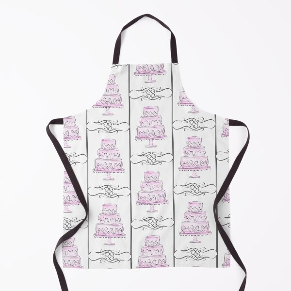 Item preview, Cute Pink Watercolor Draft Style Cake Logo Design for Bakery designed and sold by Angela Cini.