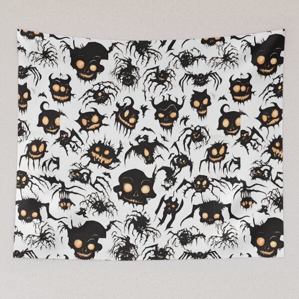 Item preview, Scary motiv spiders and bats designed and sold by MyCraftForYOU.