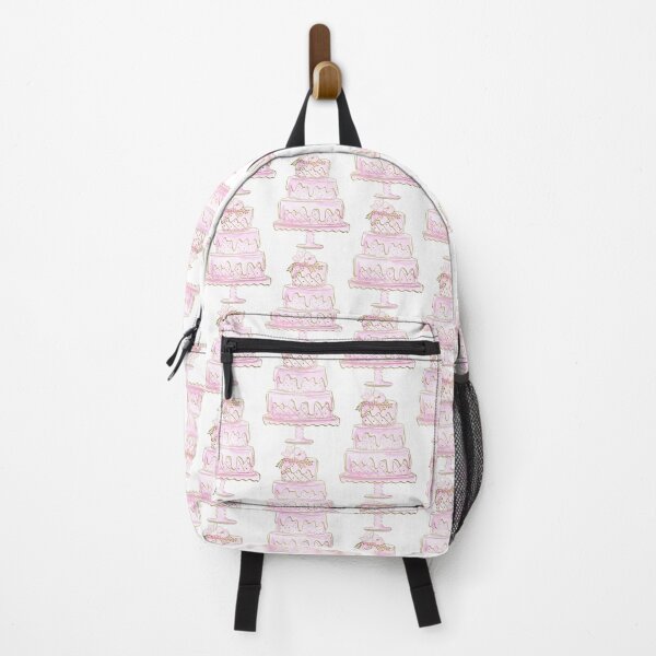 Item preview, Cute Pink Watercolor Draft Style Cake Logo Design for Bakery designed and sold by Angela Cini.