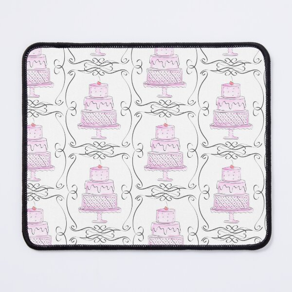 Item preview, Cute Pink Watercolor Draft Style Cake Logo Design for Bakery designed and sold by Angela Cini.