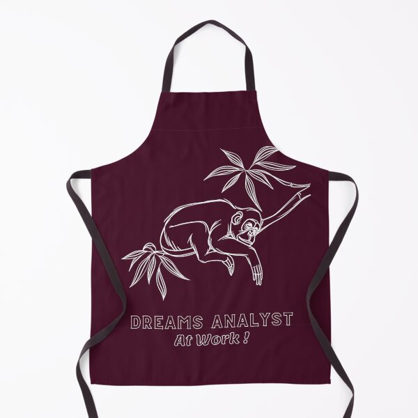 Item preview, Line Art Visionary: 'DREAMS ANALYST At Work' Monkey Tee designed and sold by Moisky Patterns.
