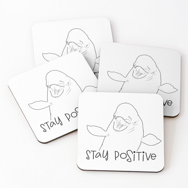 Item preview, Stay Positive Beluga designed and sold by maremetal.