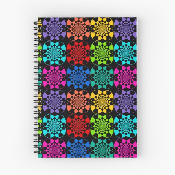 Item preview, Neon Glow Modern Geometric Seamless Pattern on Black designed and sold by Sharon Schwalbe.