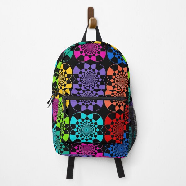 Item preview, Neon Glow Modern Geometric Seamless Pattern on Black designed and sold by Sharon Schwalbe.