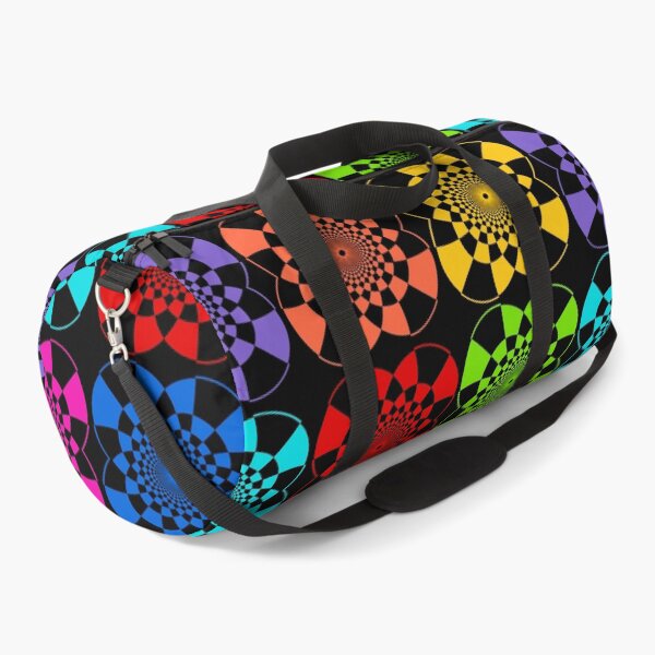 Item preview, Neon Glow Modern Geometric Seamless Pattern on Black designed and sold by Sharon Schwalbe.