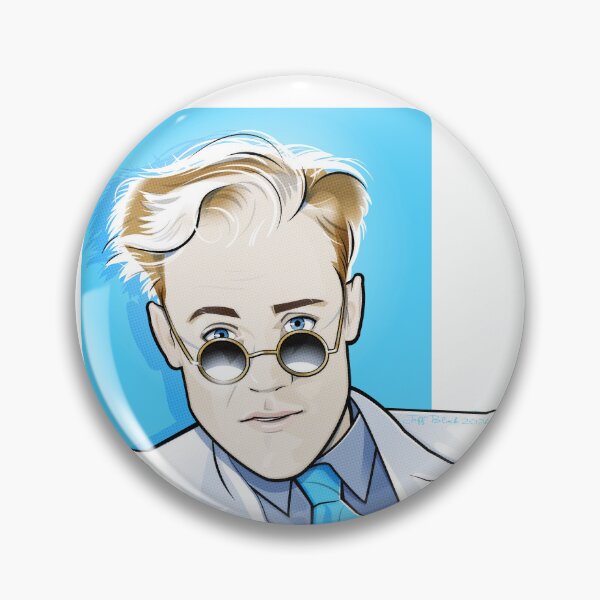 Item preview, Blinded Scientist, Retro Portrait designed and sold by Cre80s.