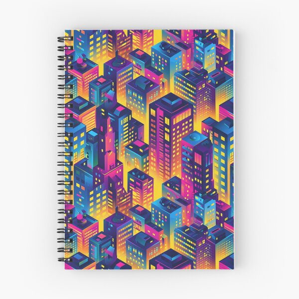 Aperçu de l'œuvre Ville Cyber Punk Moderne Néonique Pendant La Nuit créée et vendue par Sp3ctrumOfColor.