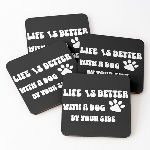 Item preview, Life is better with a dog by your side Pet dog sticker t shirt designed and sold by DigitaList20.