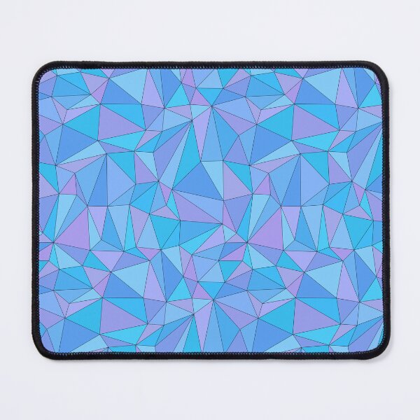 Item preview, 3D Mosaic Triangles Blue Purple designed and sold by WeArePear.