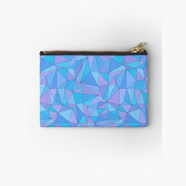 Item preview, 3D Mosaic Triangles Blue Purple designed and sold by WeArePear.