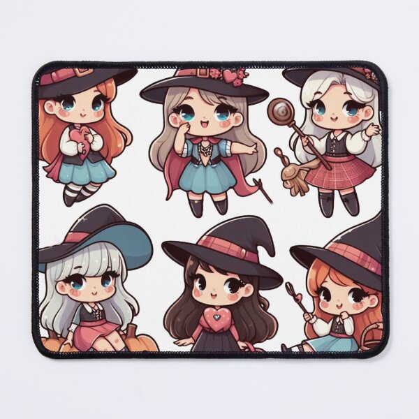 Item preview, cute witches designed and sold by Greydate.