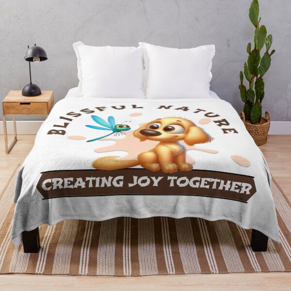 Item preview, Blissful Nature Encounter: Dog and Dragonfly Harmony designed and sold by Hungry-Murphy.