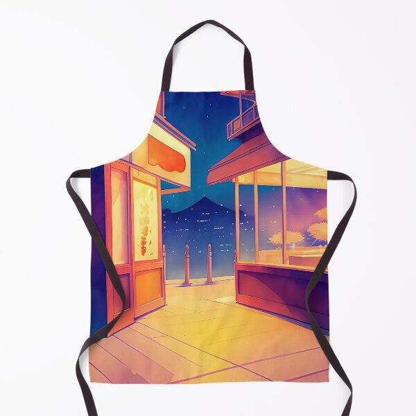 Item preview, Evening cityscape, warm lights, serene atmosphere, empty streets. designed and sold by ArtComixHaven.