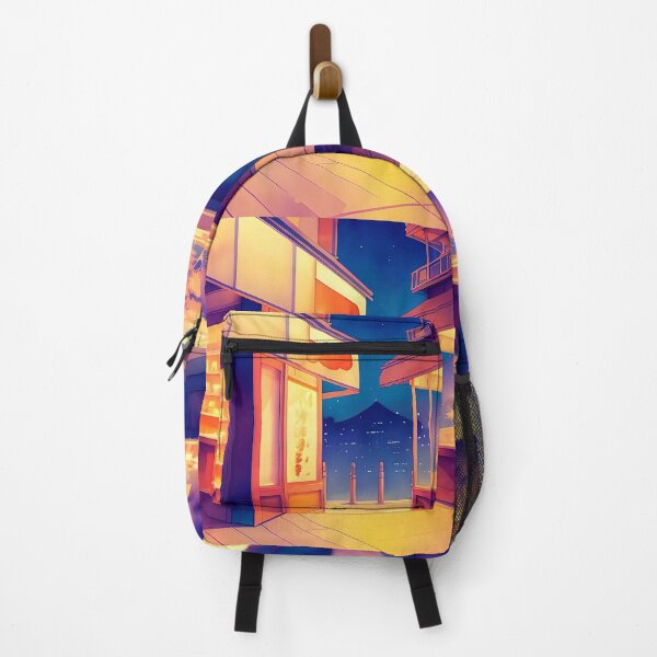 Item preview, Evening cityscape, warm lights, serene atmosphere, empty streets. designed and sold by ArtComixHaven.