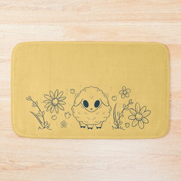 Item preview, Cute Lamb in Flowers | Imbolc Sheep Black Line Art designed and sold by Karli Mogen.