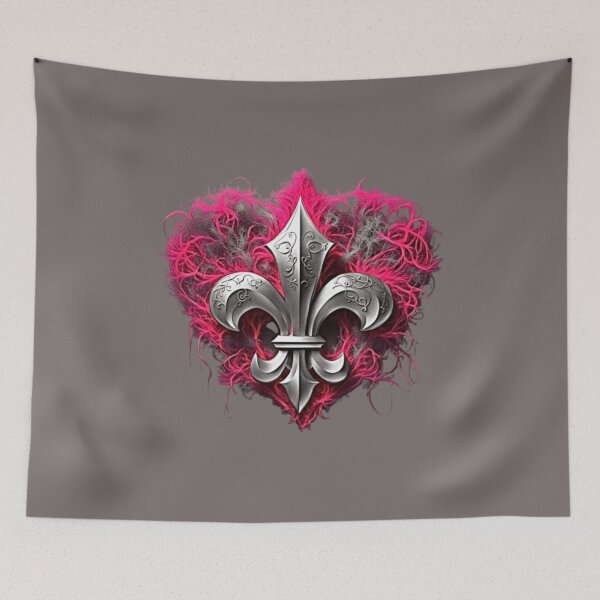 Artikelvorschau, Ein Fleur-de-Lis-Valentinstag-Design entworfen und verkauft von trailsitravel.