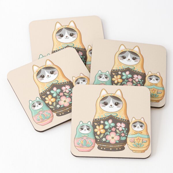 Item preview, Catryoshka - Cat Matryoshka/ Russian Dolls designed and sold by Vkinsify.