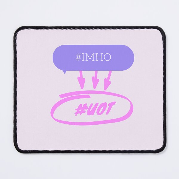 Item preview, Social media acronym designed and sold by WildLadyWood.
