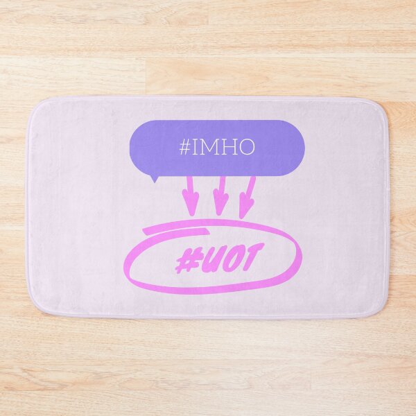 Item preview, Social media acronym designed and sold by WildLadyWood.