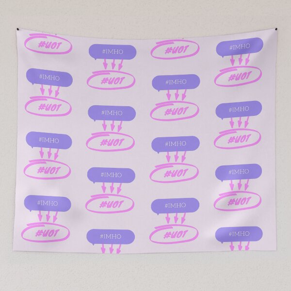 Item preview, Social media acronym designed and sold by WildLadyWood.
