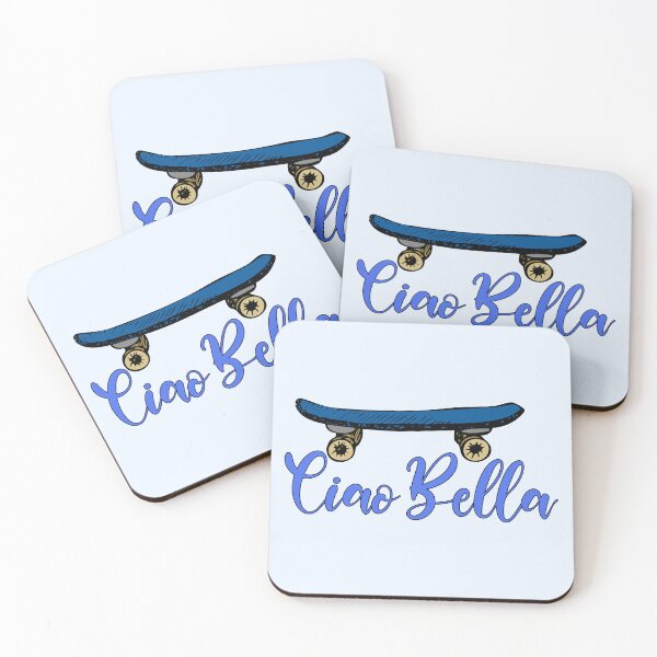 Item preview, Monopatín de Ciao Bella | Hola hermosa amante del skate. designed and sold by PurpleLoveStore.