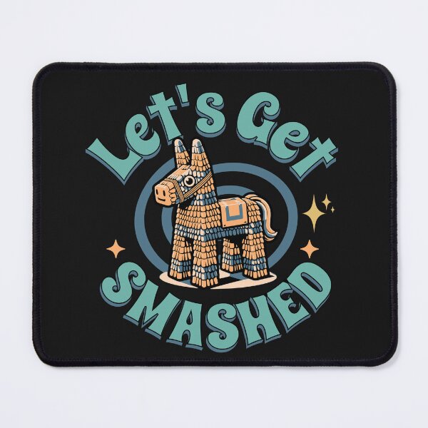 Item preview, Let's Get Smashed Dizzy Pinata Retro Colors designed and sold by MyPetMinotaur.