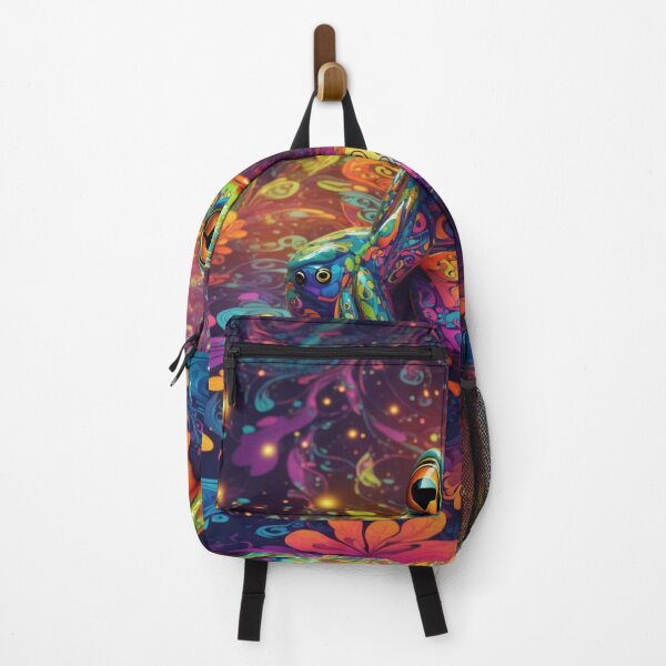 Item preview, Psychedelic Frog Bliss: A Whirlwind of Colorful Forest Fantasia designed and sold by RedArtG09.