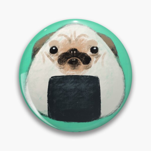 Item preview, Onigiri Riceball Pug designed and sold by Weijic.