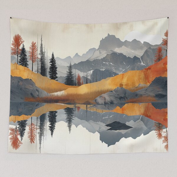 Item preview, Serenity Unveiled - Mesmerizing Abstract Landscape Art designed and sold by mldorton.