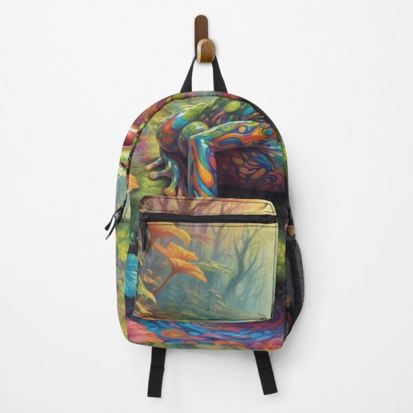 Item preview, Enchanting Frog Odyssey: Surreal Psychedelia in a Kaleidoscopic Forest designed and sold by RedArtG09.