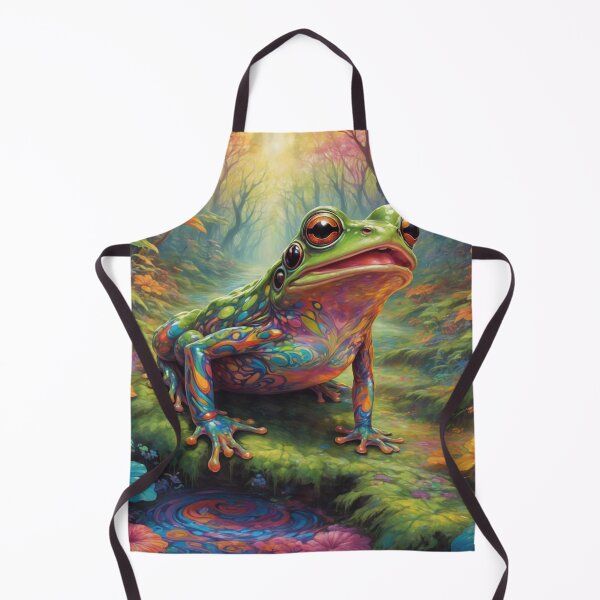 Item preview, Enchanting Frog Odyssey: Surreal Psychedelia in a Kaleidoscopic Forest designed and sold by RedArtG09.