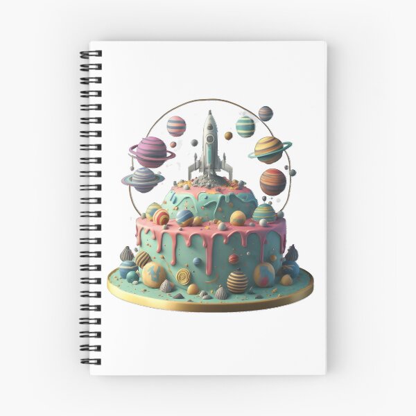 Item preview, Happy Galaxy Birthday Cake designed and sold by WANBASTEN.