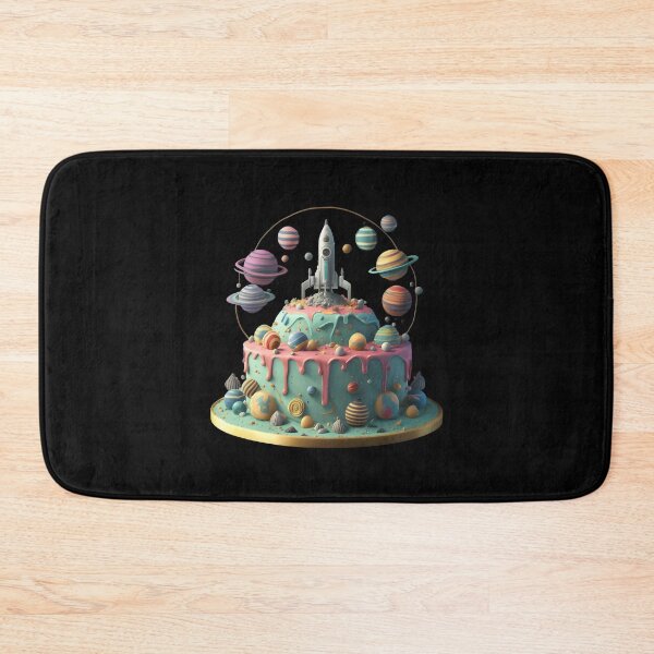 Item preview, Happy Galaxy Birthday Cake designed and sold by WANBASTEN.