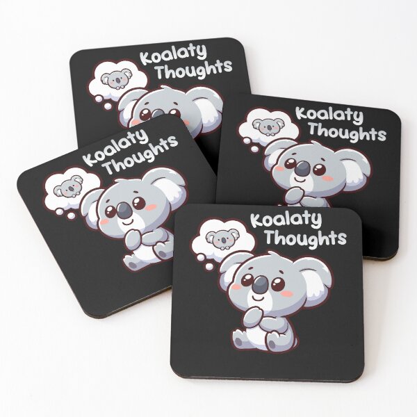 Item preview, Koalaty thoughts | cute koala thinks designed and sold by Mini Pandas.
