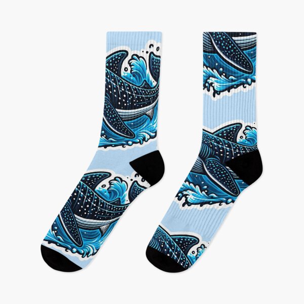 Item preview, Humpback Whale’s Dance: An Artistic Underwater Scene in Blue designed and sold by DethLock.