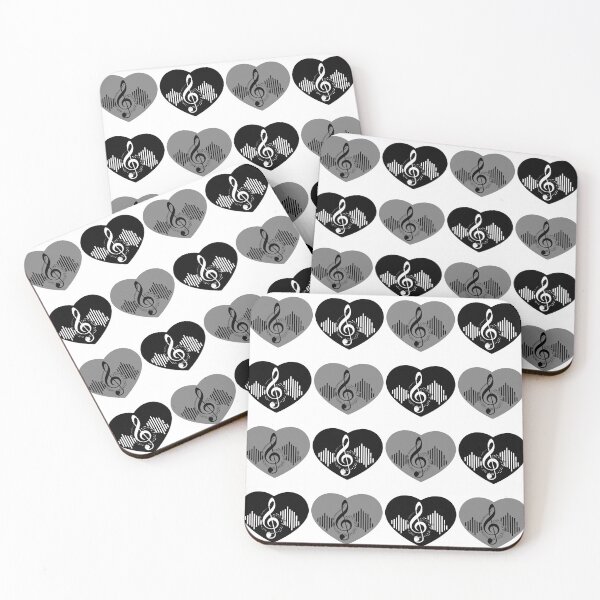 Item preview, Cute music heart  designed and sold by Zentee-s.