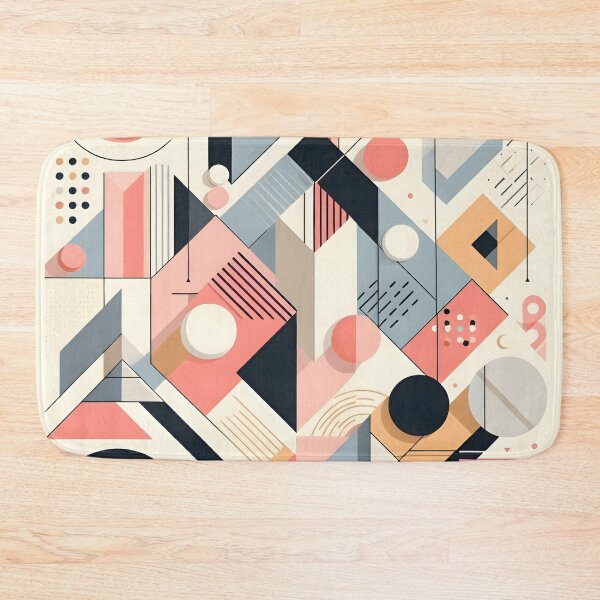 Item preview, Pastel Colorful Shapes Abstract Design designed and sold by Alessei.