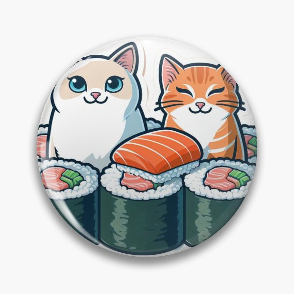 Item preview, gatos de sushi designed and sold by Greydate.