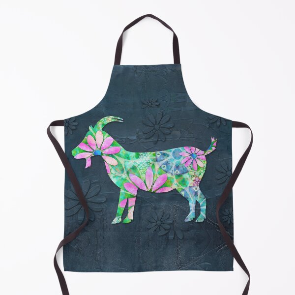 Item preview, Cute Dancing Daisies Goat Art designed and sold by Sharon Cummings Art.