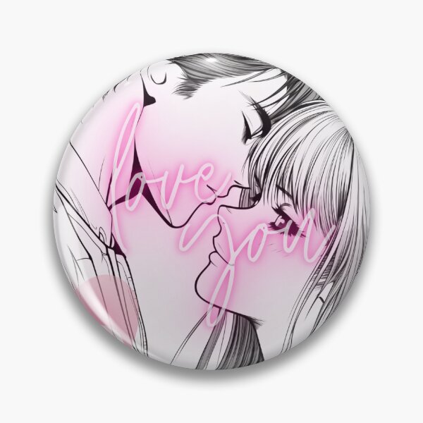 Aperçu de l'œuvre Saint Valentin Rétro Manga Anime Kiss créée et vendue par Molunit89.