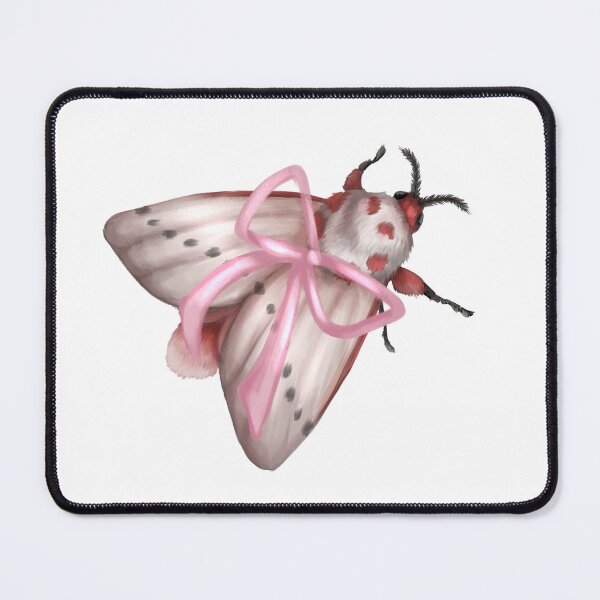Item preview, Coquette Rosy Ermine Moth designed and sold by Modsecai.
