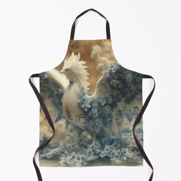 Item preview, Elegance in Blue: Porcelain Phoenix Design designed and sold by mldorton.