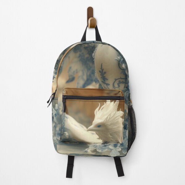 Item preview, Elegance in Blue: Porcelain Phoenix Design designed and sold by mldorton.