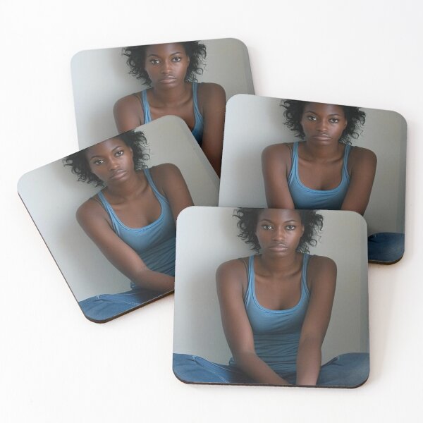 Item preview, Beautiful dark mocha skin black woman, Ai Model designed and sold by CurviRadiance.