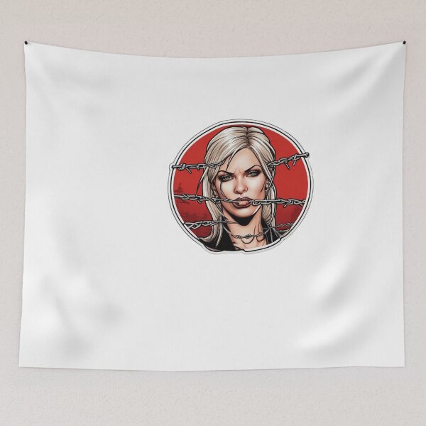 Item preview, Barb wire pamela  Sticker 2024 designed and sold by TRENDYDESIGNSzz.