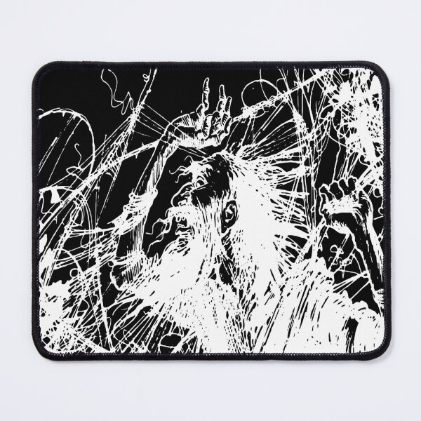 Item preview, white chaos linework art designed and sold by ArtelPrints.