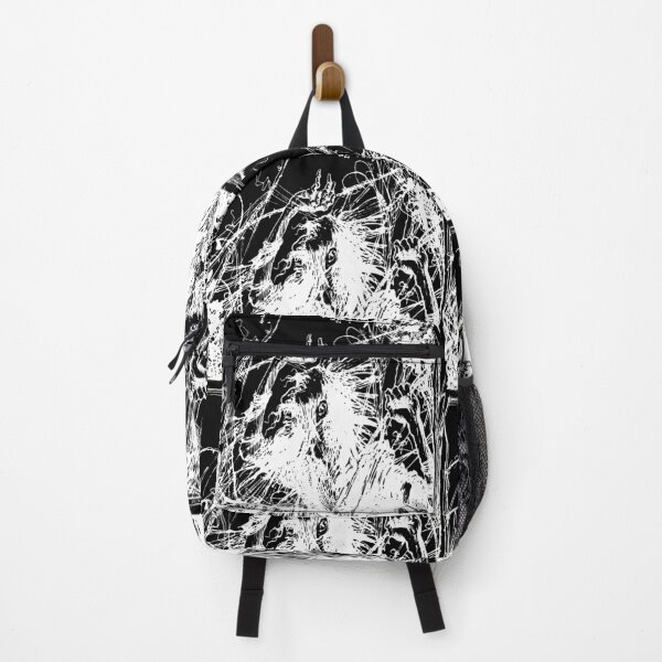 Item preview, white chaos linework art designed and sold by ArtelPrints.