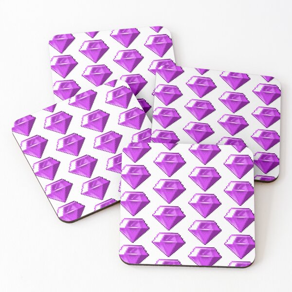 Item preview, Pixel Purple Gem designed and sold by DixieArtFinds.