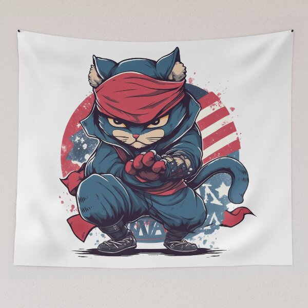 Item preview, ninja cat designed and sold by javierparra.